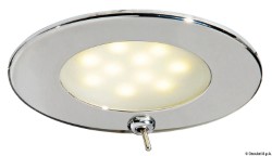 Atria LED spotlight polished SS w/switch 